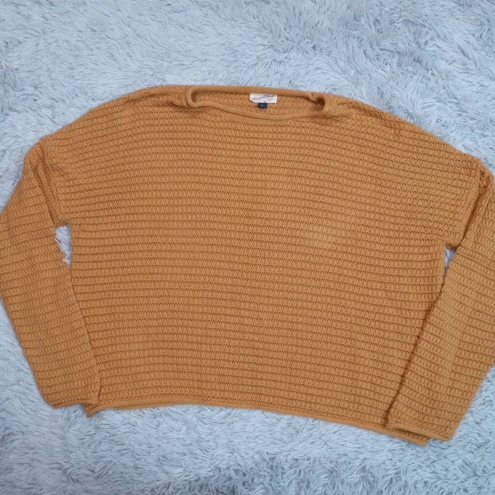 Universal Thread Womens‎ Sweater XL Pullover Open Knit Cotton Stretch XL